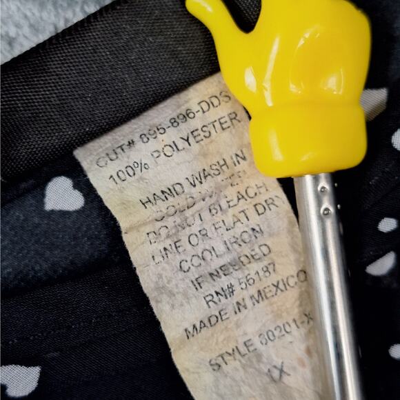 Womens Top 1X Whimsygoth Fairy Grunge Goth Sheer Hearts Dark Romantic Feminine - Picture 3 of 6